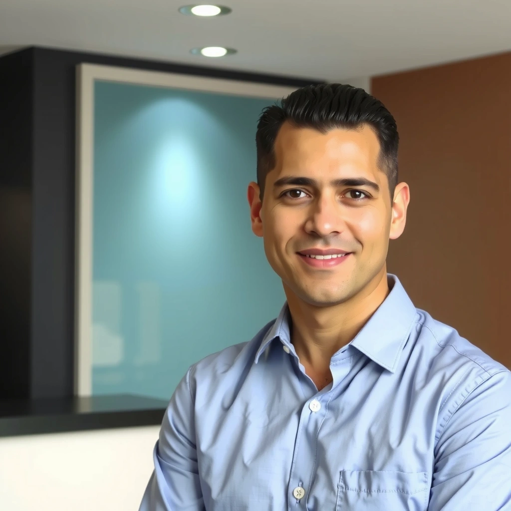 Retrato profesional del Lic. Carlos Ruiz