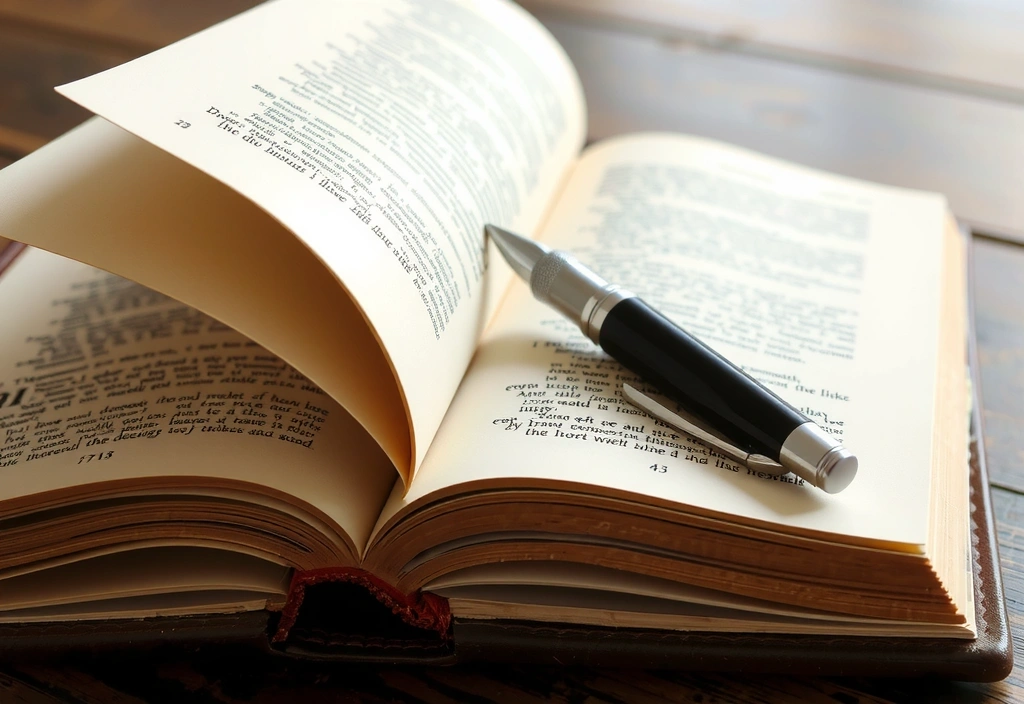 Libro abierto con un lápiz, simbolizando la protección de la propiedad intelectual.